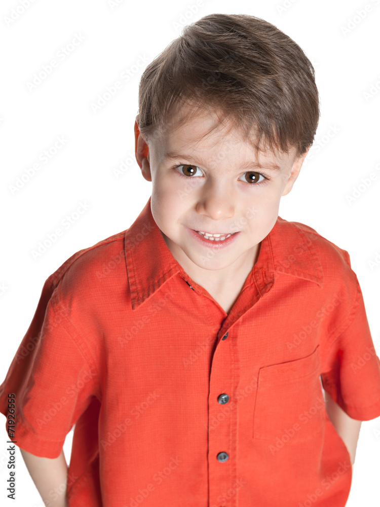 Portrait of a cute little boy Portrait of a cute little boy