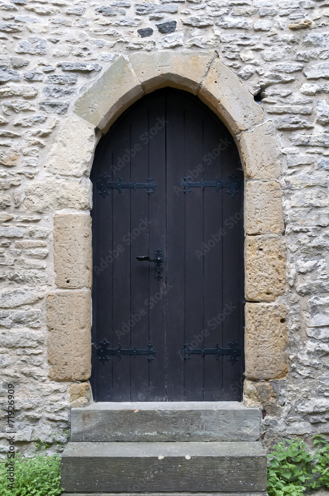 Castle door.