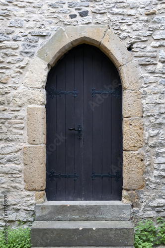 Castle door.