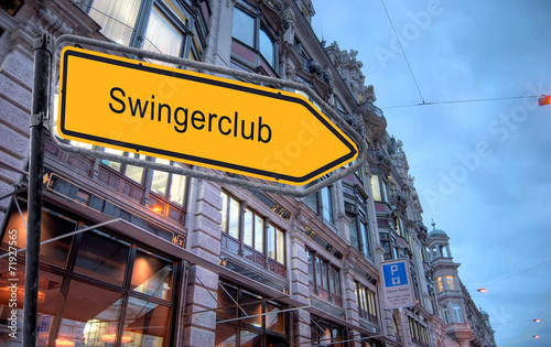 Strassenschild 23 - Swingerclub photo