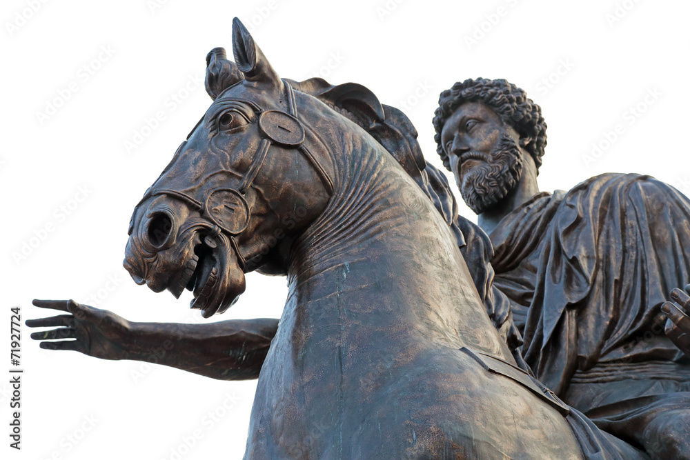 Equestrian status of Marcus Aurelius Rome, Italy Equestrian status of Marcus Aurelius Rome, Italy