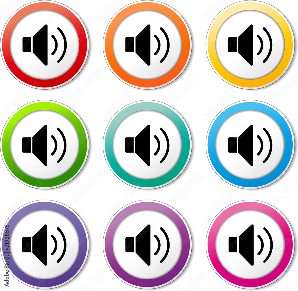 speaker icons speaker icons