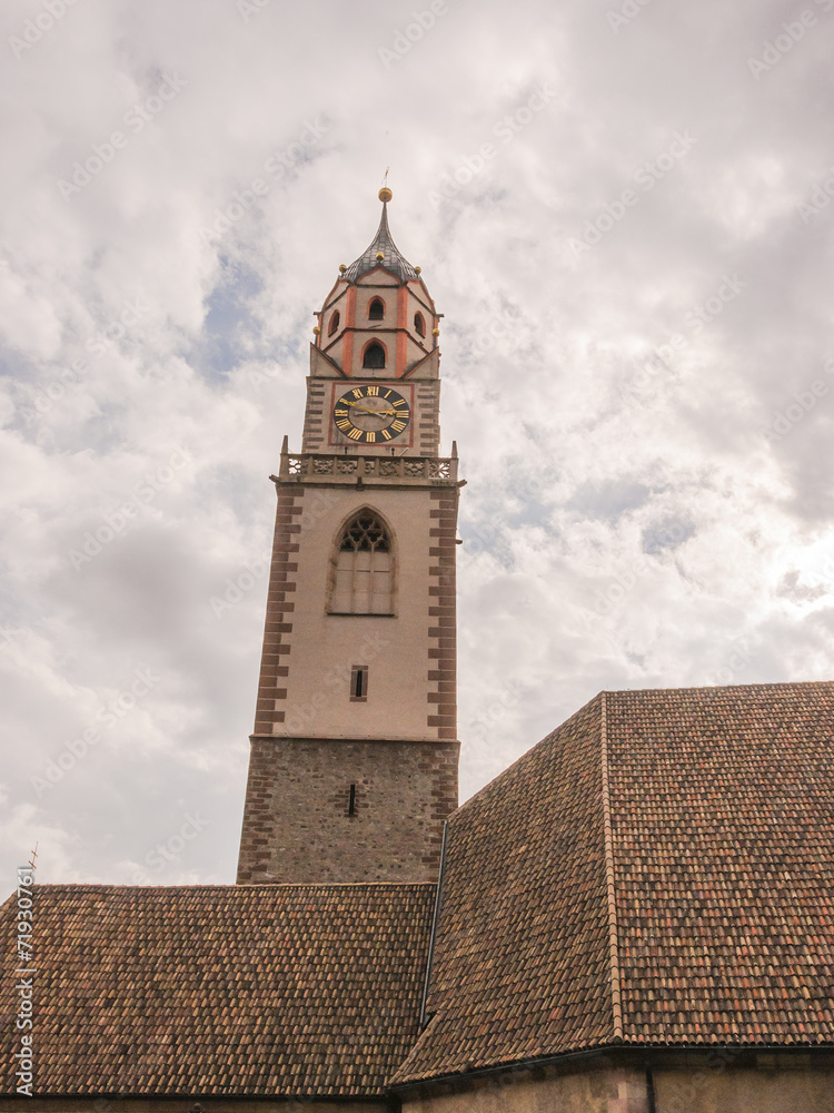 Meran, Altstadt, St. Nikolaus, Pfarrkirche, Vinschgau, Italien