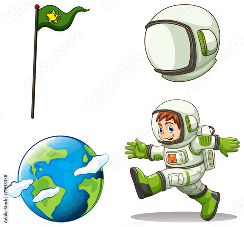A happy astronaut