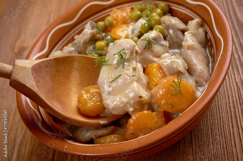 Obraz na płótnie calf's fricassee