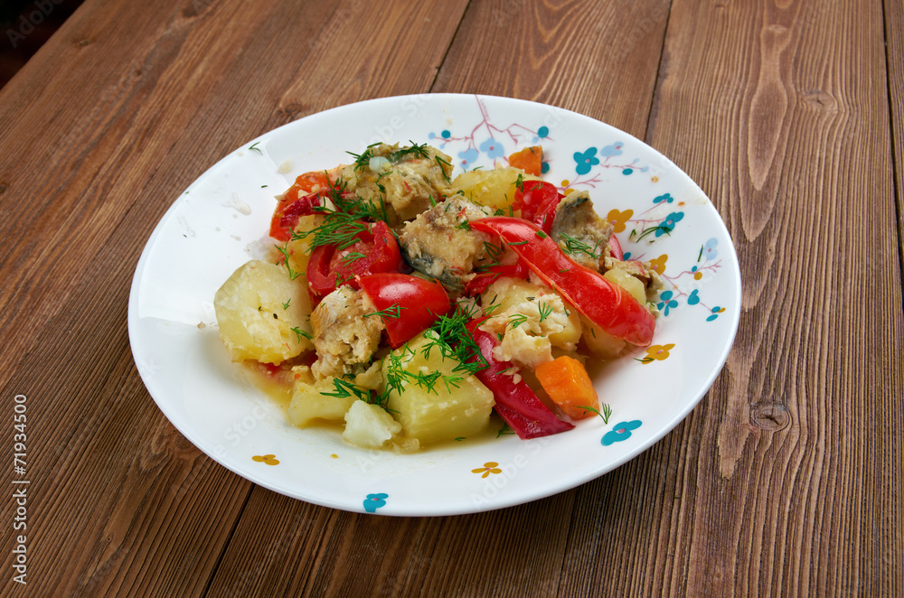 Caldeirada fish stew Caldeirada fish stew