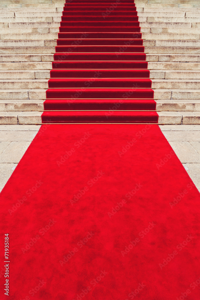 Naklejka premium Red Carpet