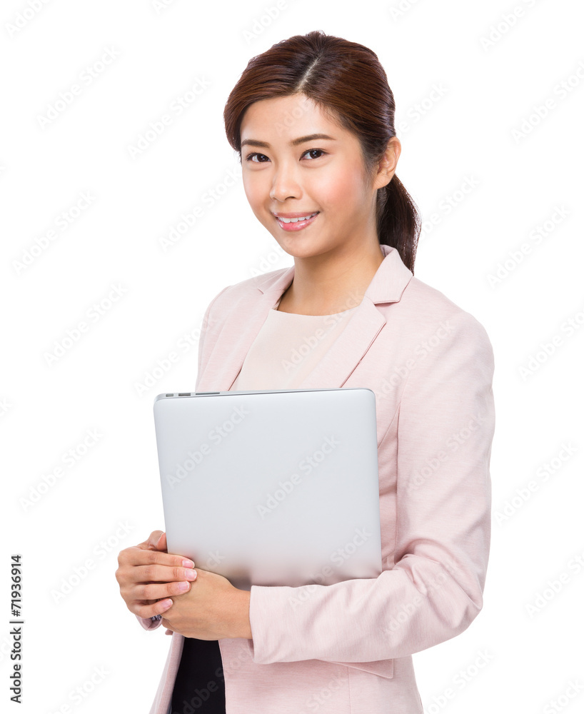 Business woman with laptop Business woman with laptop
