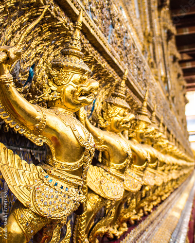 Garuda on temple wall