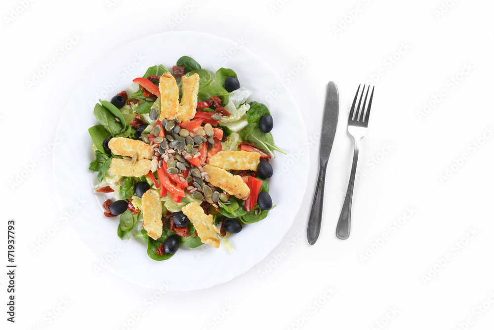 Fresh spinach salad Fresh spinach salad