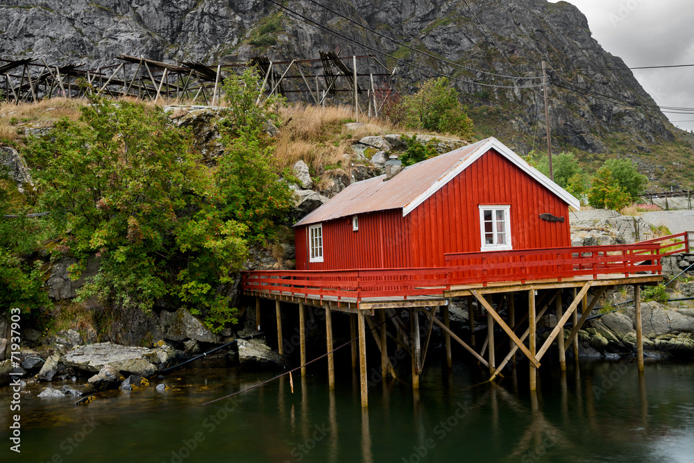Fischerdorf in Norwegen Fischerdorf in Norwegen