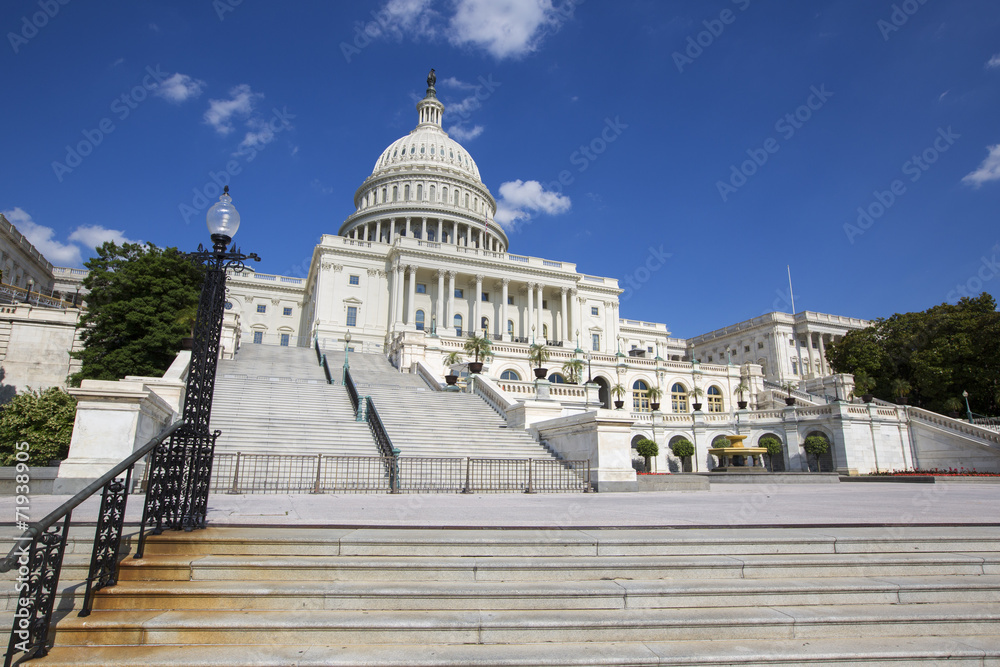 United States Capitol Government building in Washington