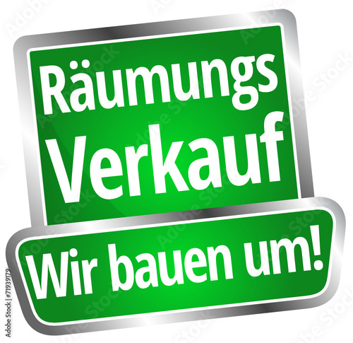 Räumungsverkauf - Wir bauen um!
