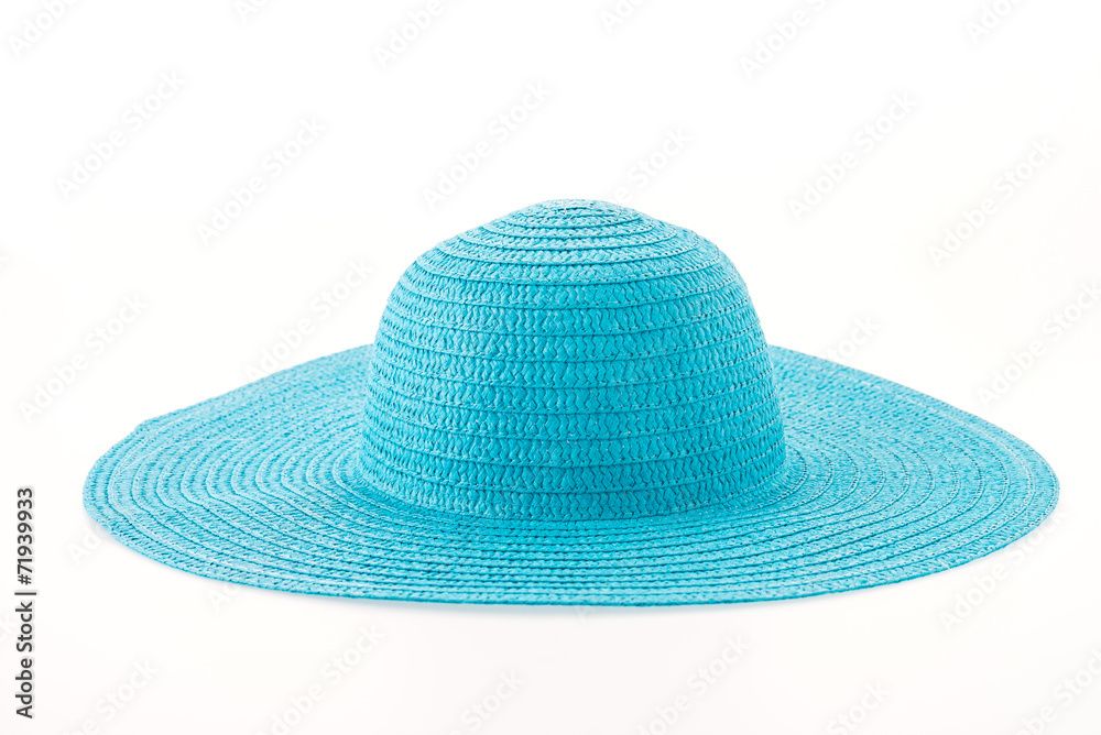 Straw hat isolated on white background Straw hat isolated on white background