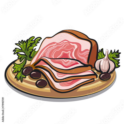 fresh bacon