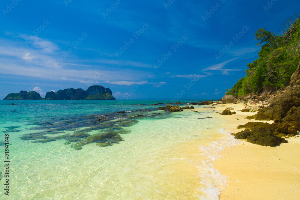 Fototapeta premium Lagoon Landscape Serene Waters