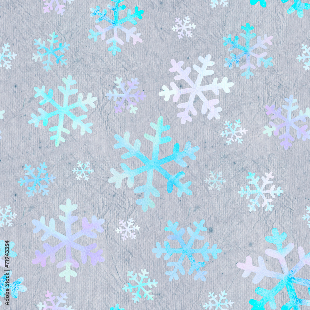 Snowflake seamless pattern Snowflake seamless pattern