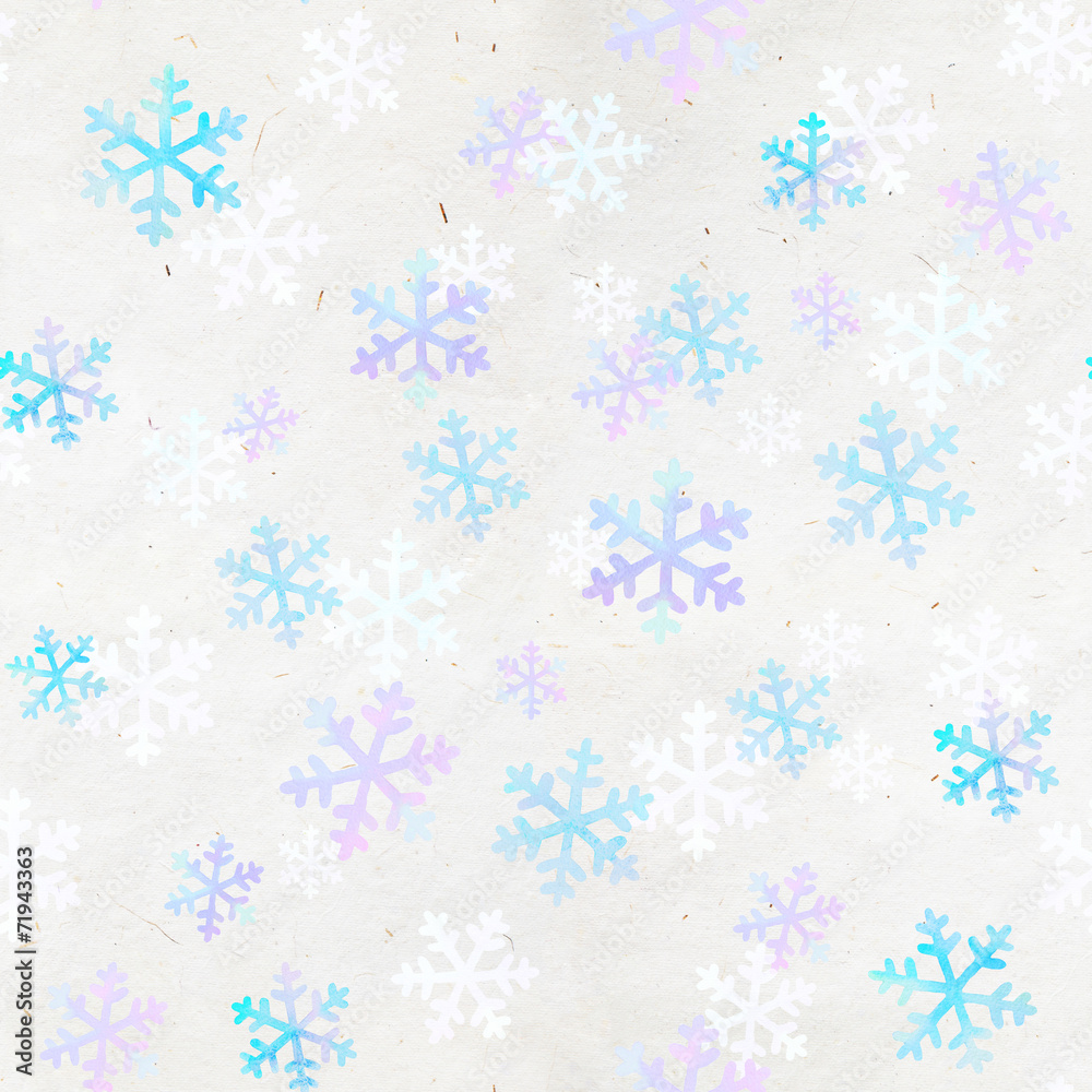Snowflake seamless pattern Snowflake seamless pattern