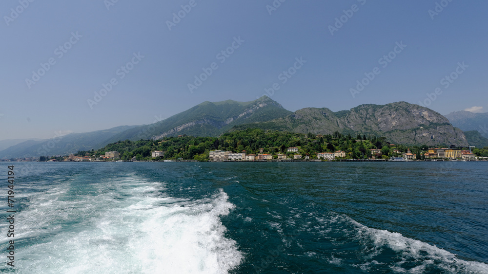 Naklejka premium Tremezzo au bord du lac de Garde