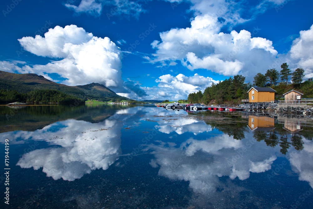 Norway - Fjord reflection Norway - Fjord reflection