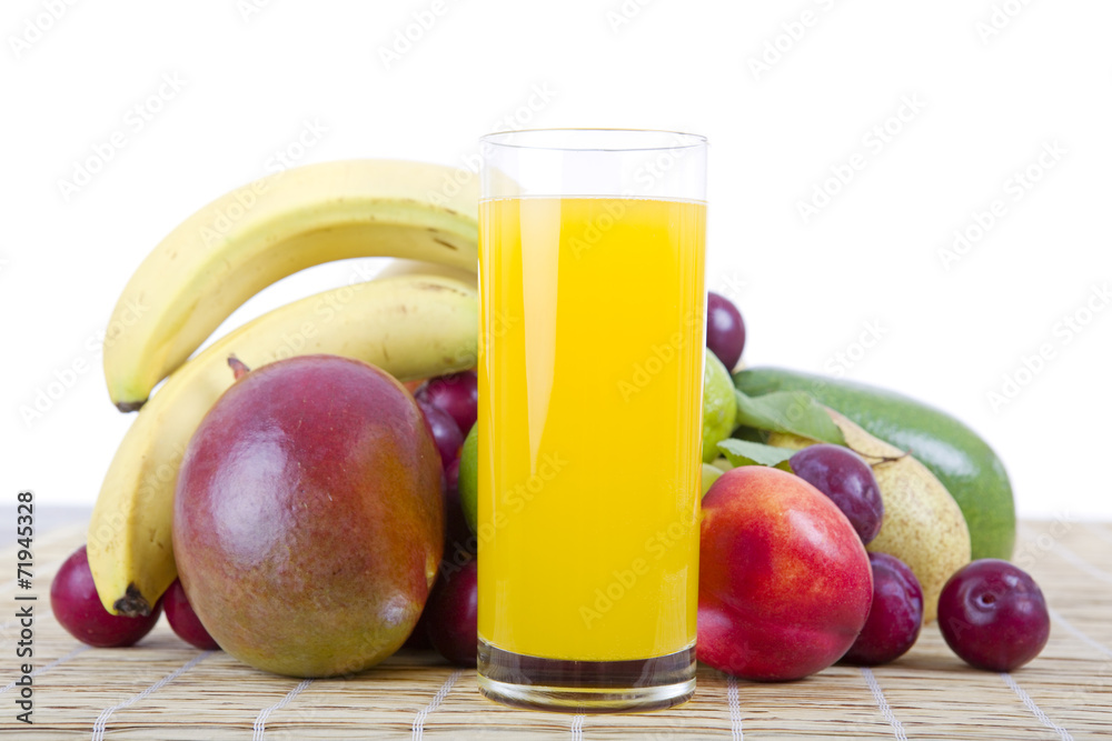 fruits and juice fruits and juice