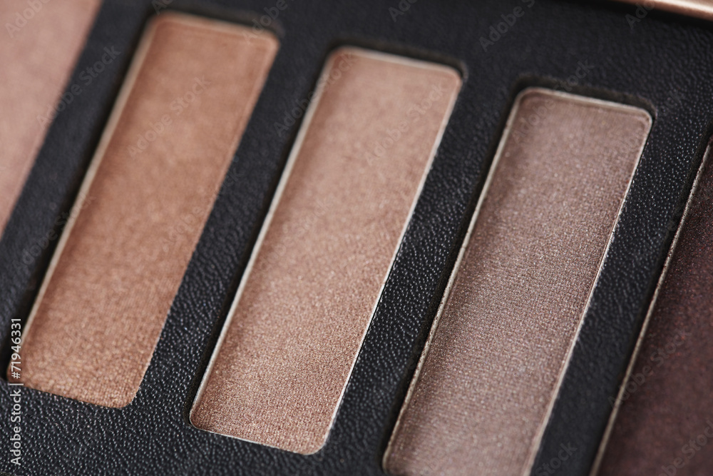 Fototapeta premium Close up of eye shadow palette