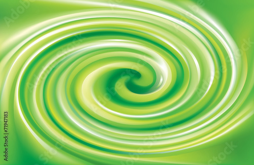 Vector swirling backdrop light green color