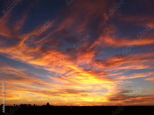 Brennender Himmel