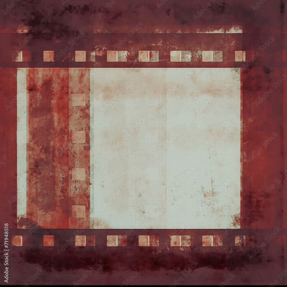 Naklejka premium old grunge film strip background