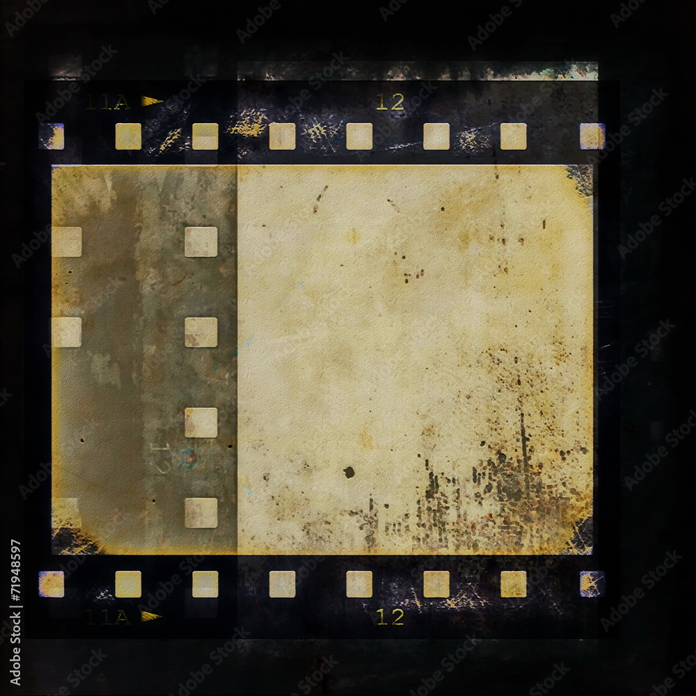 Fototapeta premium old grunge film strip background