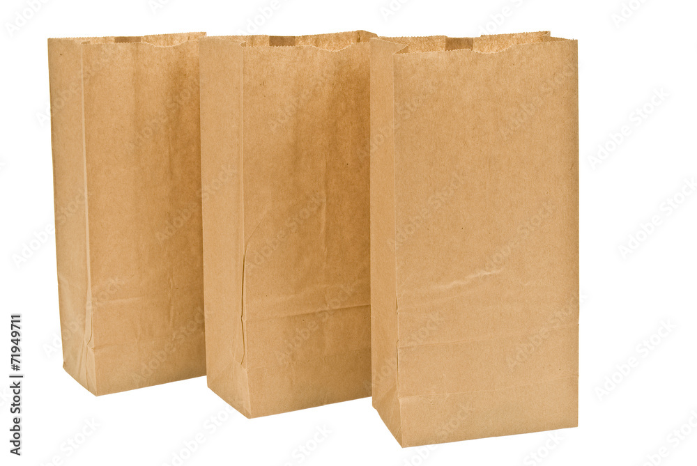 Three Lunch Bags In A Row Three Lunch Bags In A Row