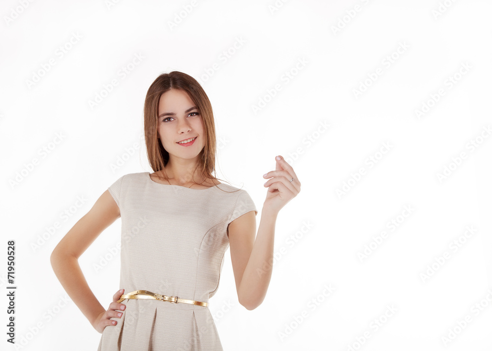 young beautiful girl holding an imaginary credit card young beautiful girl holding an imaginary credit card