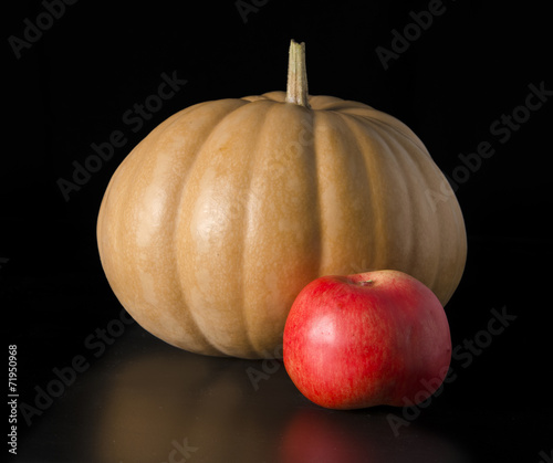 pumpkin and apple