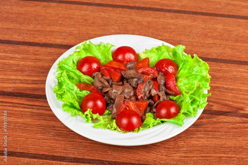 Roasted beef and mushrooms Roasted beef and mushrooms