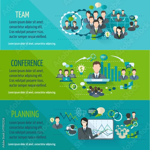 Meeting banner set