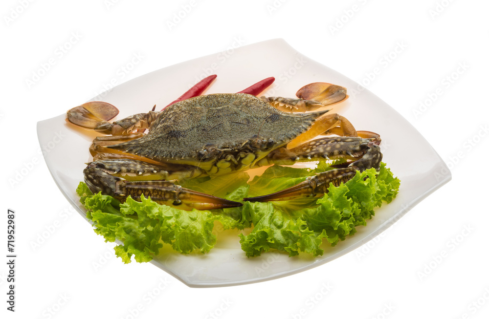 Raw crab Raw crab