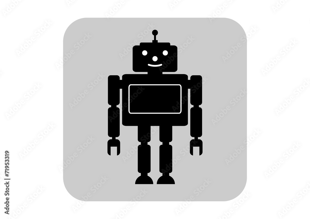 Robot vector icon Robot vector icon