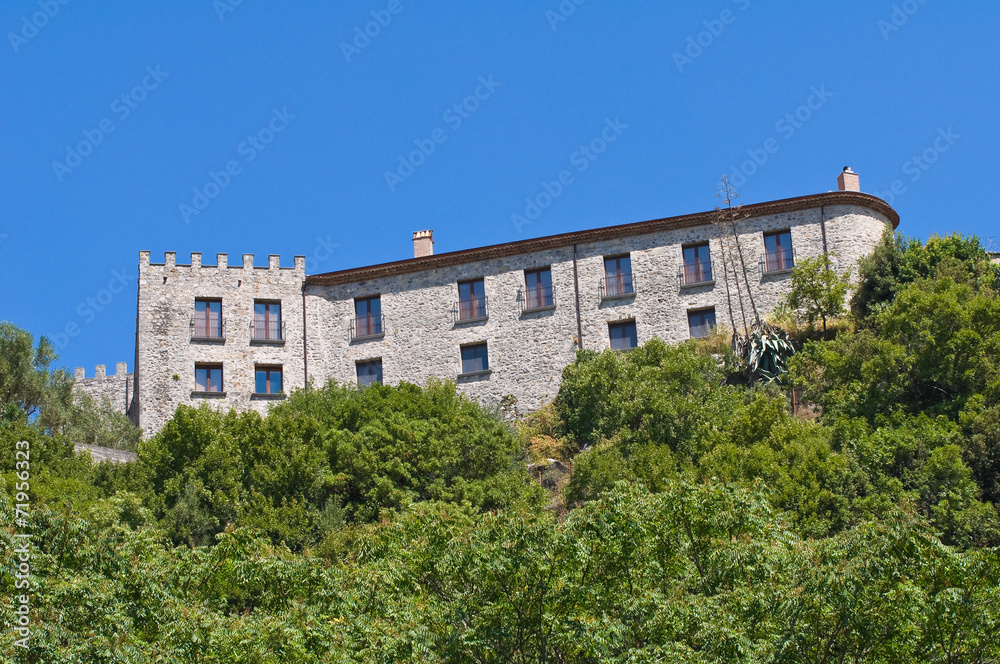 Castle of Viggianello. Basilicata. Italy.