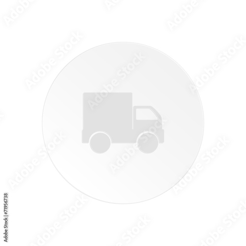 Vector, paper label "delivery" .