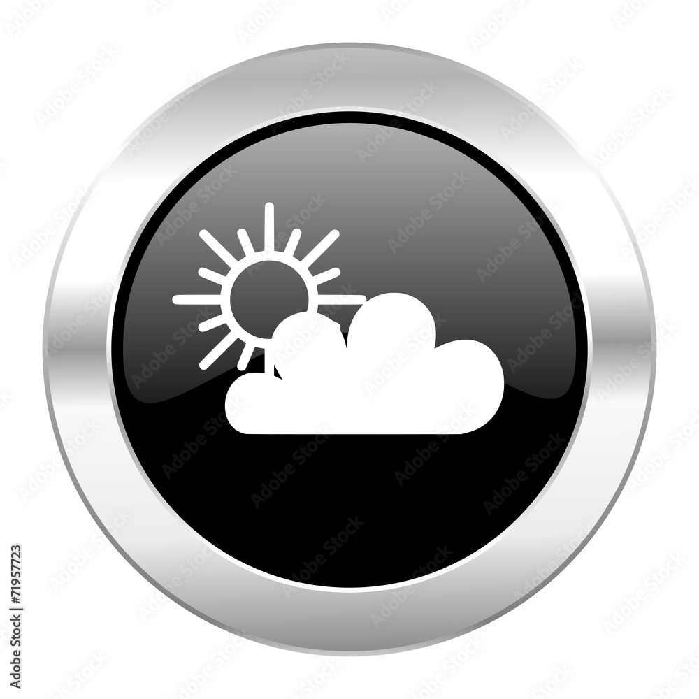cloud black circle glossy chrome icon isolated cloud black circle glossy chrome icon isolated