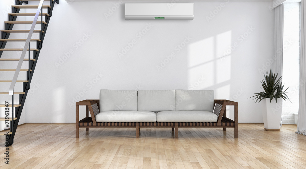 Fototapeta premium Interno con aria condizionata
