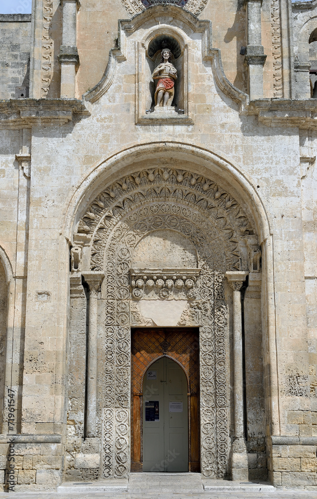 Matera, portale chiesa di S.Giovanni Battista