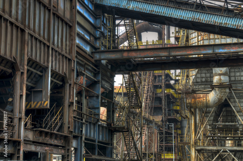 Industry for manufacturing of pig-iron, Ostrava, Czech Republic photo
