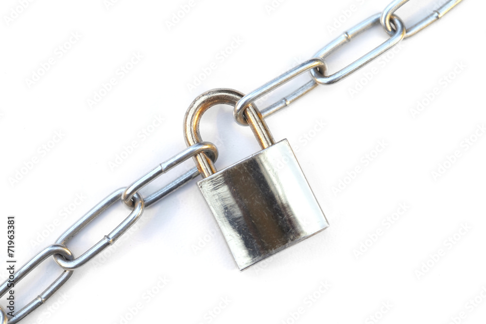 Lock and chain