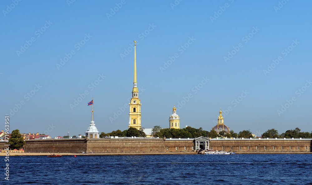 Peter and Paul fortress and Neva River, Saint Petersburg