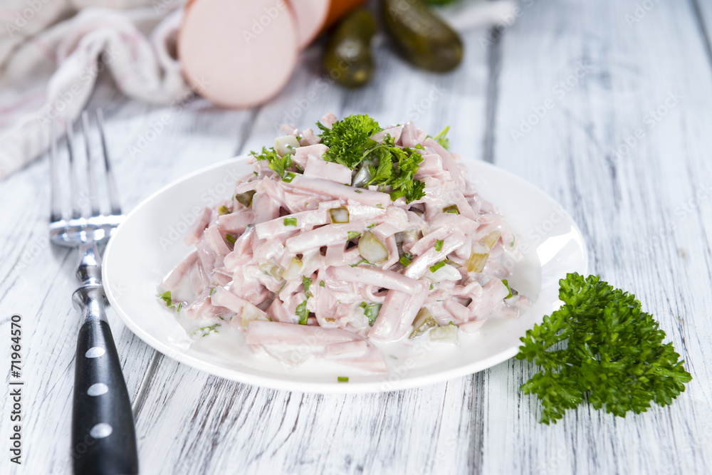 Portion of Meat Salad (with mayonnaise) Portion of Meat Salad (with mayonnaise)
