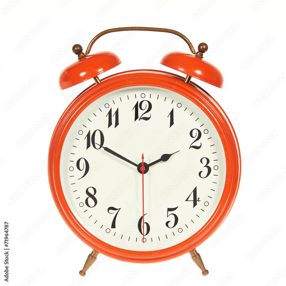 Orange alarm clock Orange alarm clock