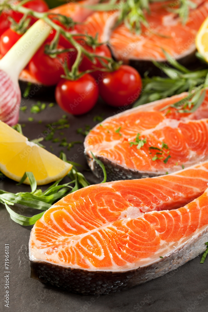 Salmon Steak Salmon Steak