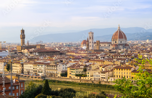 Sunset view of Florence, Tuscany, Italy