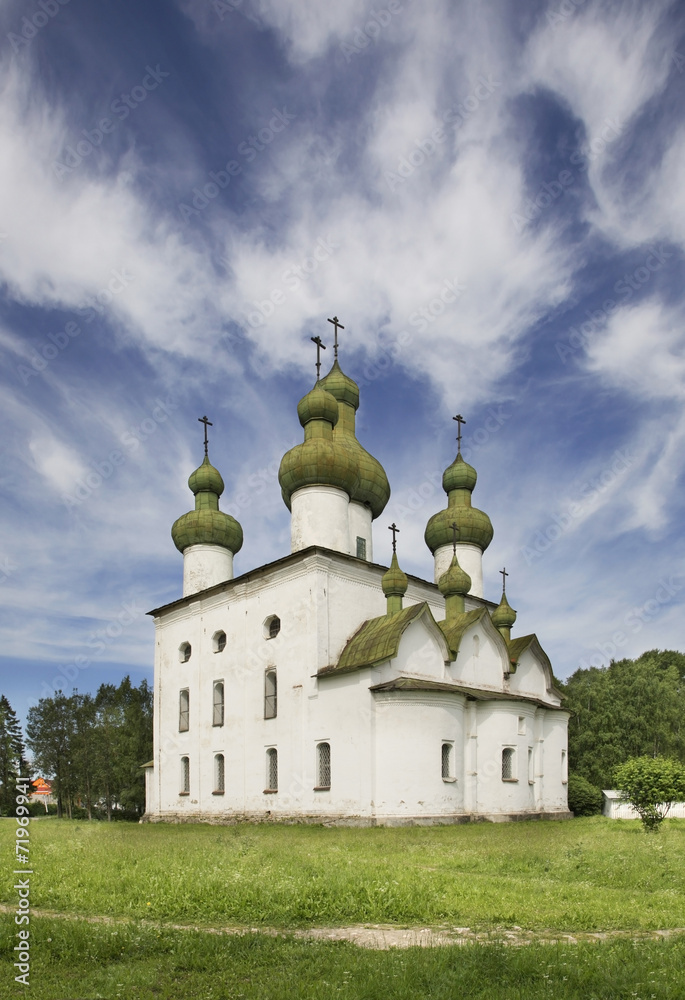Cathedral hill in Kargopol. Church of St John the Baptist